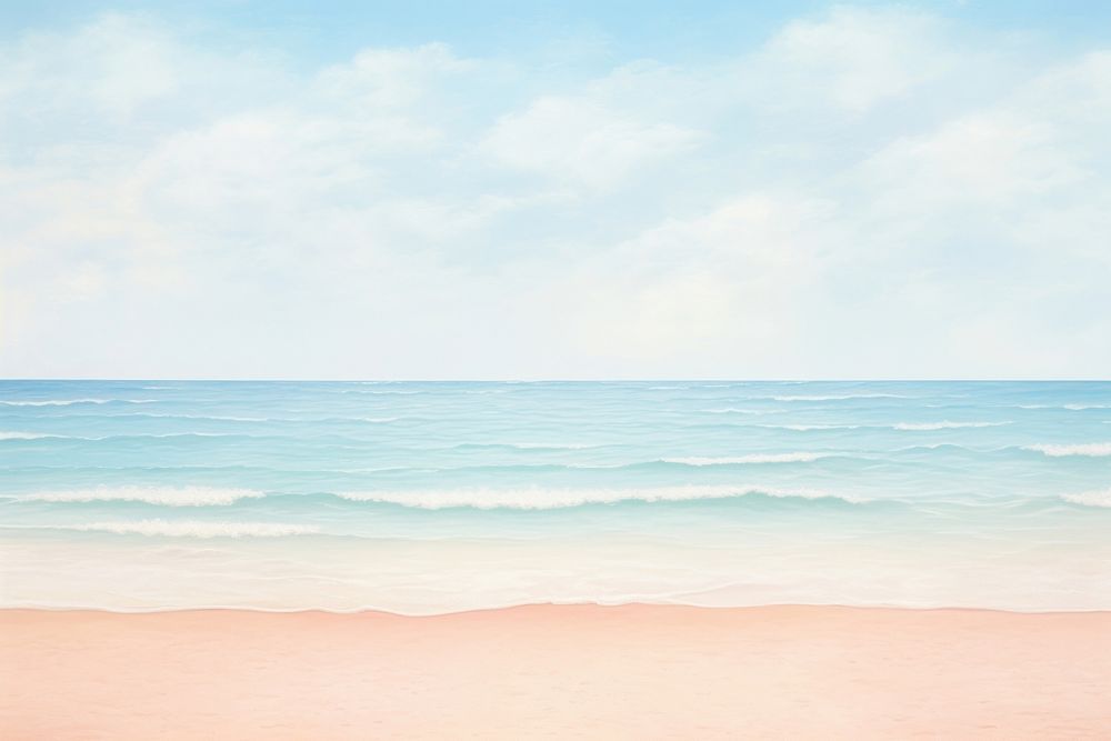 Beach backdrop outdoors horizon nature. 