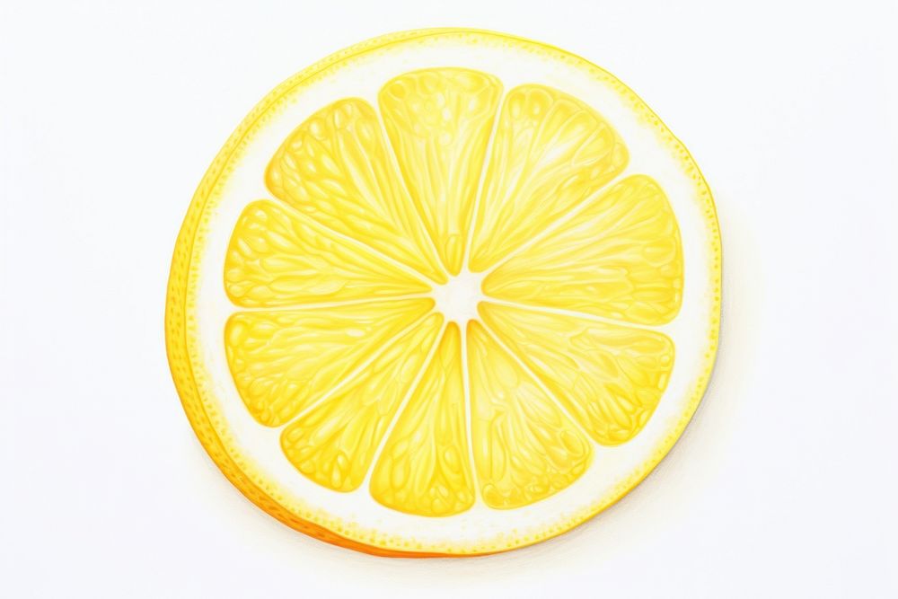 Lemon slice food grapefruit plant. AI generated Image by rawpixel.