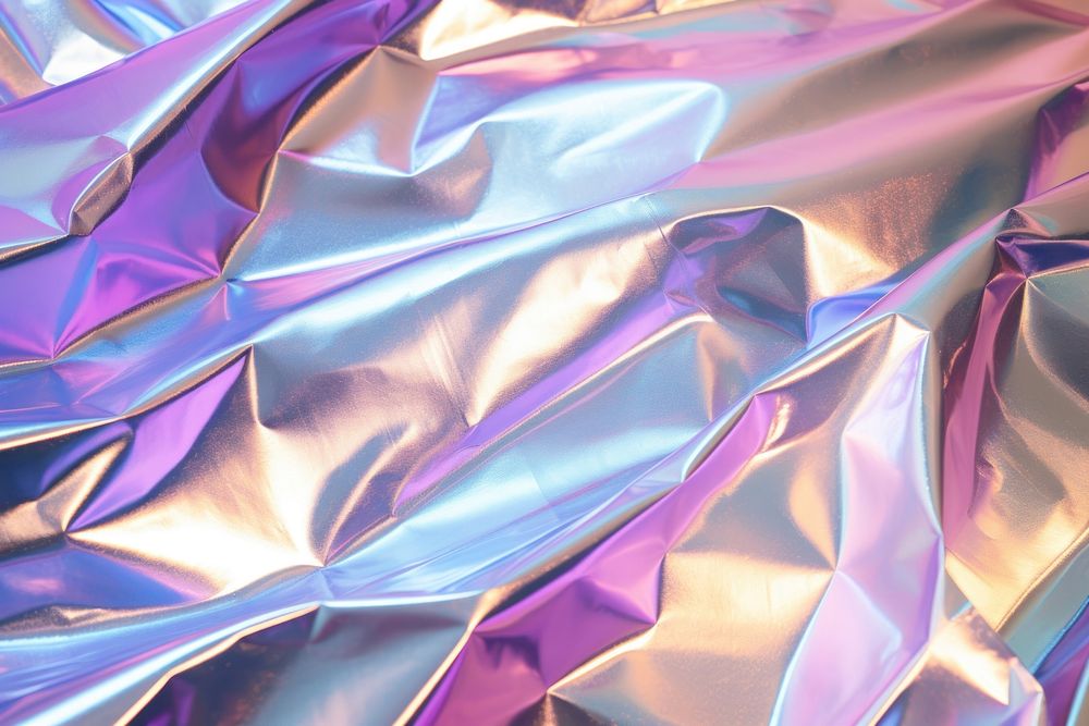 Aluminum foil hologram Texture Background backgrounds textured silk. AI generated Image by rawpixel.