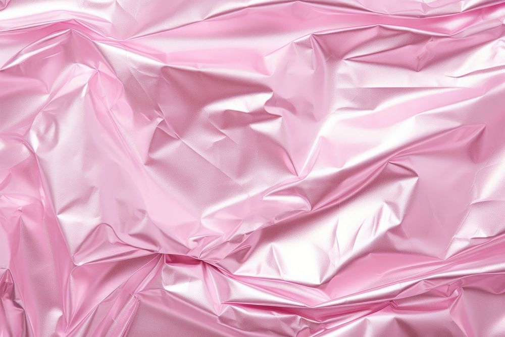Aluminum foil pink Texture Background backgrounds textured silk. AI generated Image by rawpixel.