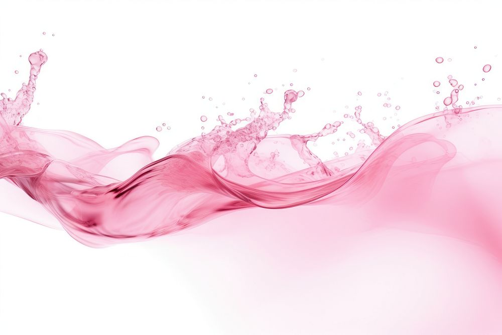 Pink water splash effect  AI generated image by rawpixel