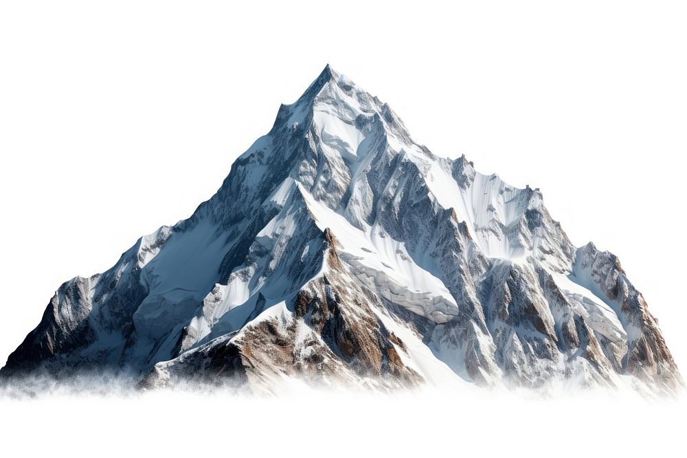 Mountain outdoors nature ice. AI generated Image by rawpixel.