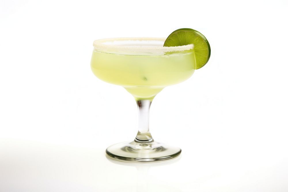Margarita cocktail drink fruit glass. 