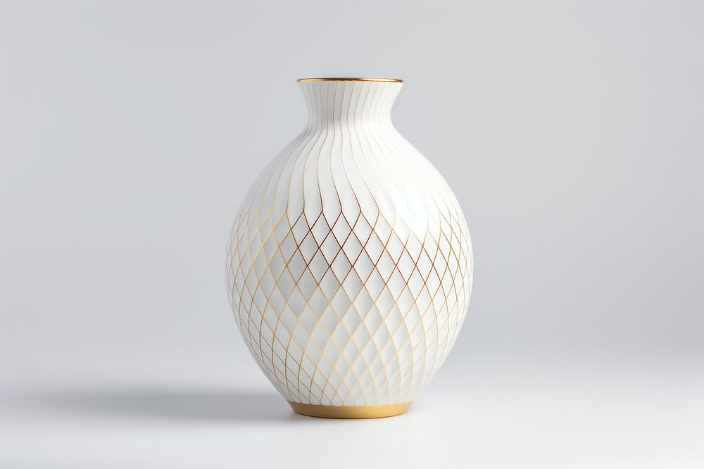 Vase porcelain pottery white. AI generated Image by rawpixel.