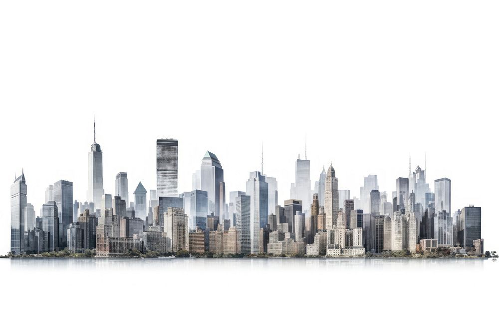 City scape architecture metropolis skyscraper. AI generated Image by rawpixel.