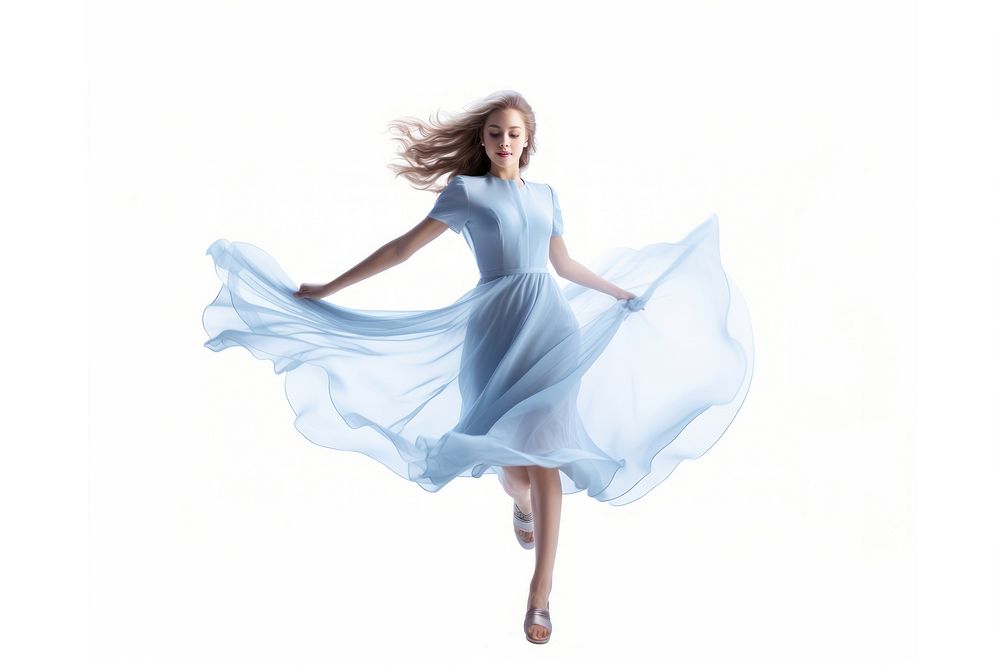 Runing dress dancing ballet. AI generated Image by rawpixel.