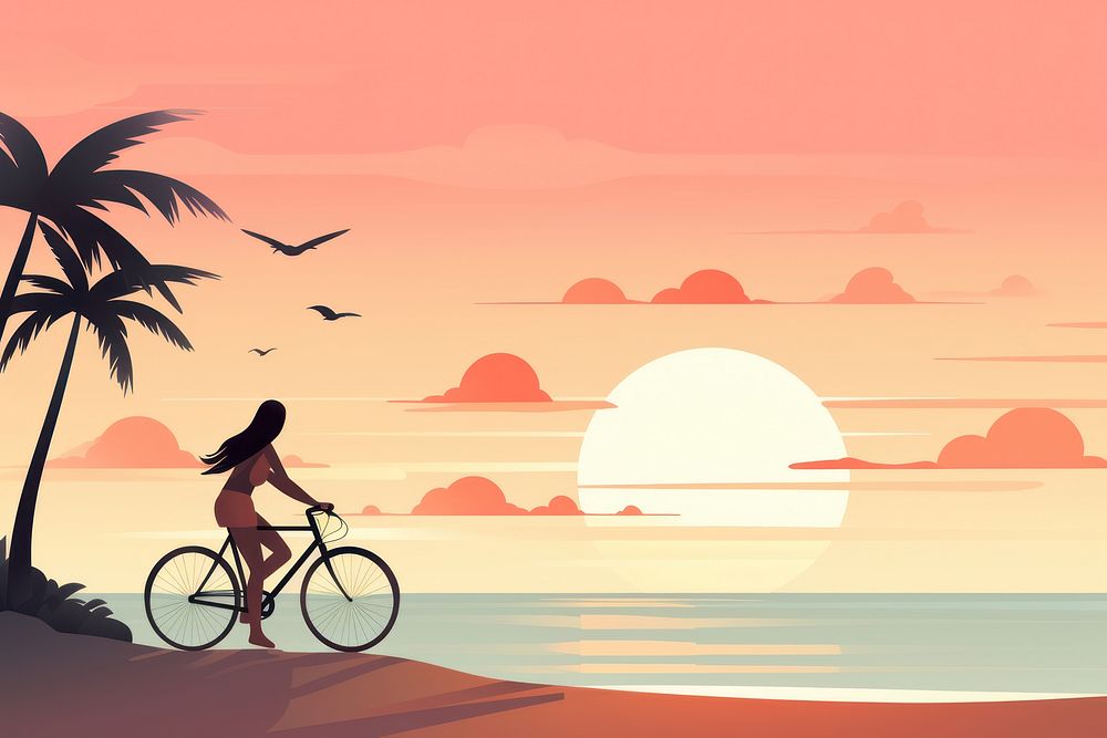 Outdoors cycling bicycle vehicle. AI generated Image by rawpixel.
