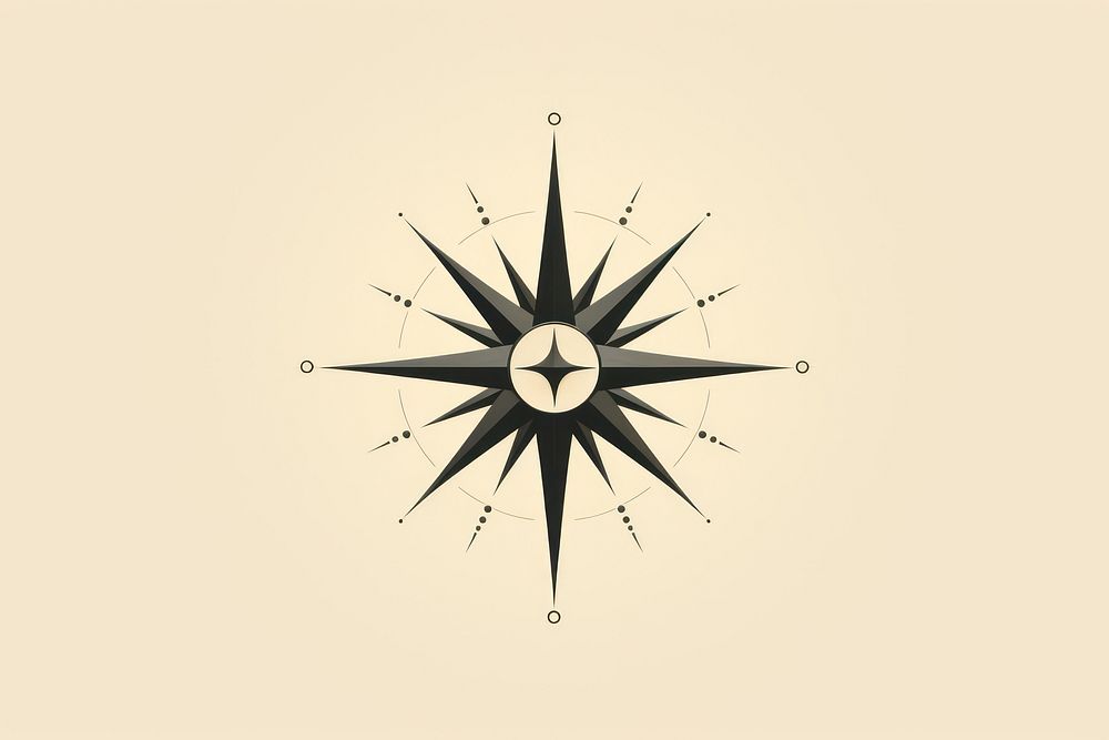 Compass pattern circle sketch. AI | Free Photo Illustration - rawpixel