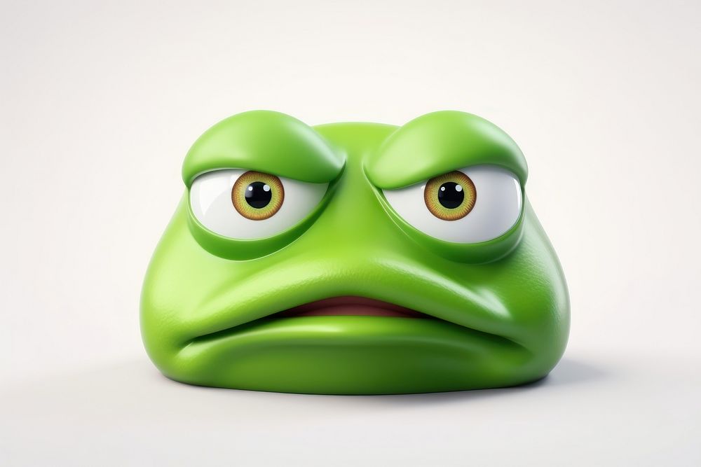 Frog amphibian cartoon green. AI generated Image by rawpixel.