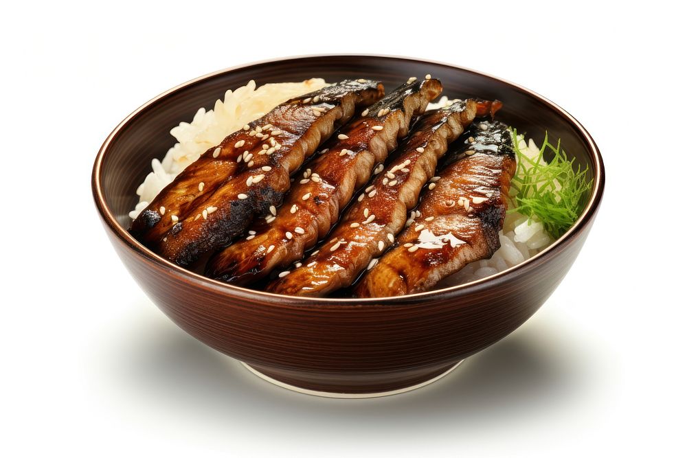 Japanese Unagi Don unagi meat food. AI generated Image by rawpixel.