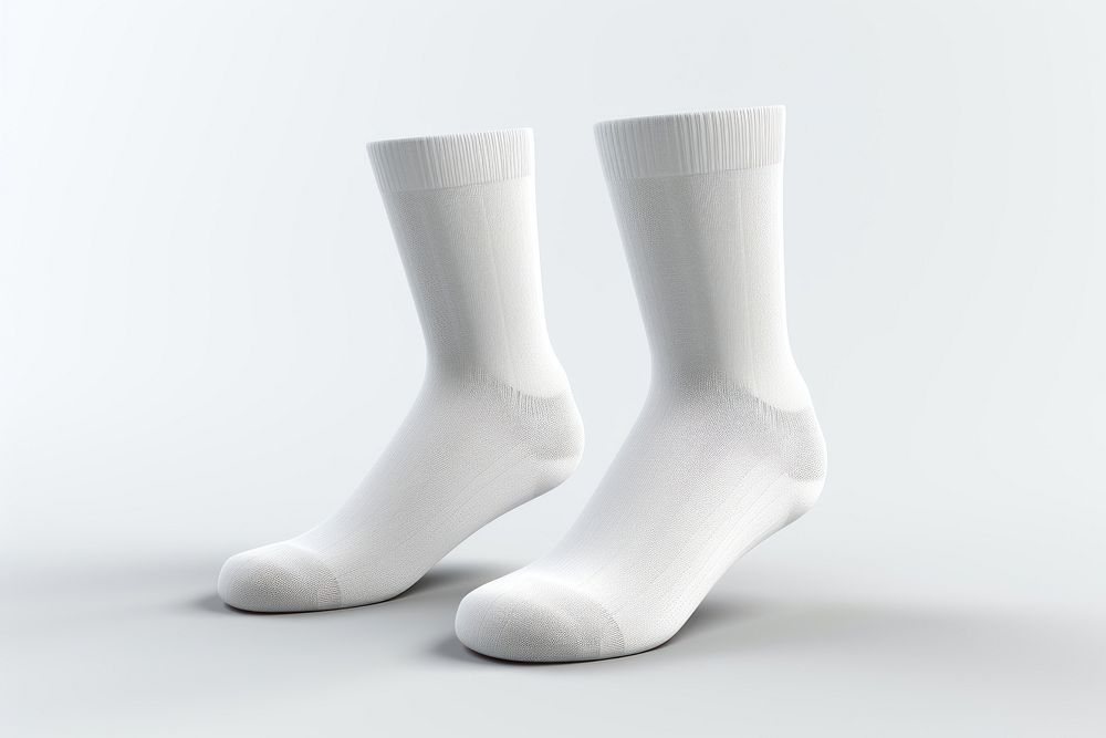 Socks sock white footwear. AI generated Image by rawpixel.