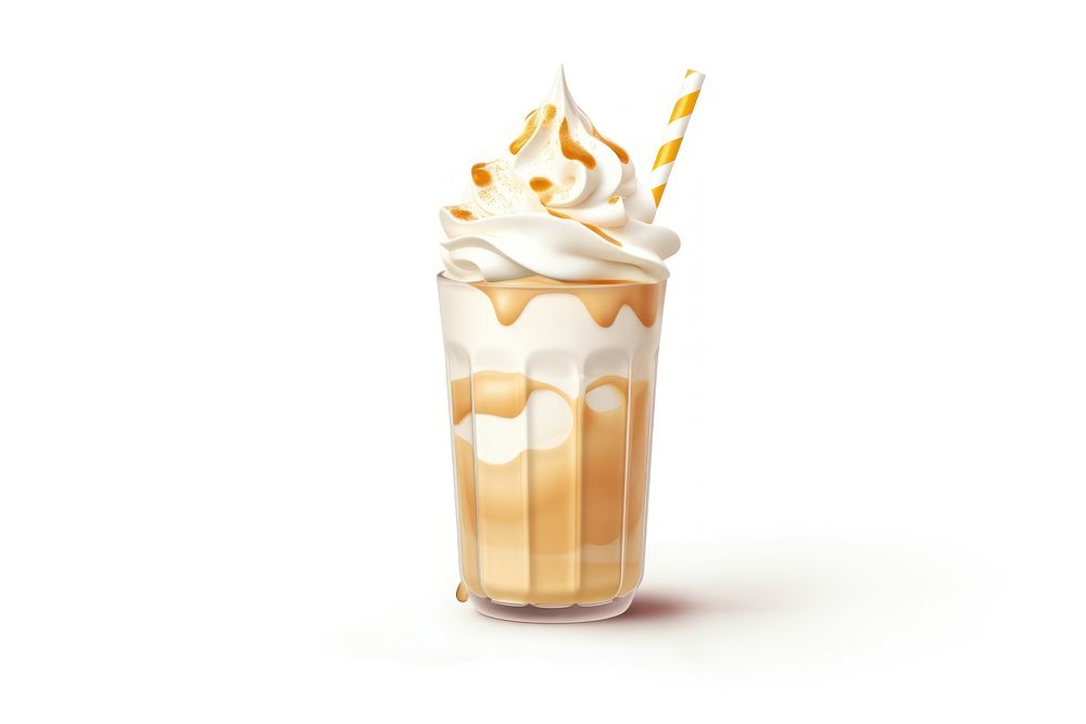 Peanut Butter Milkshake milk milkshake dessert. AI generated Image by rawpixel.