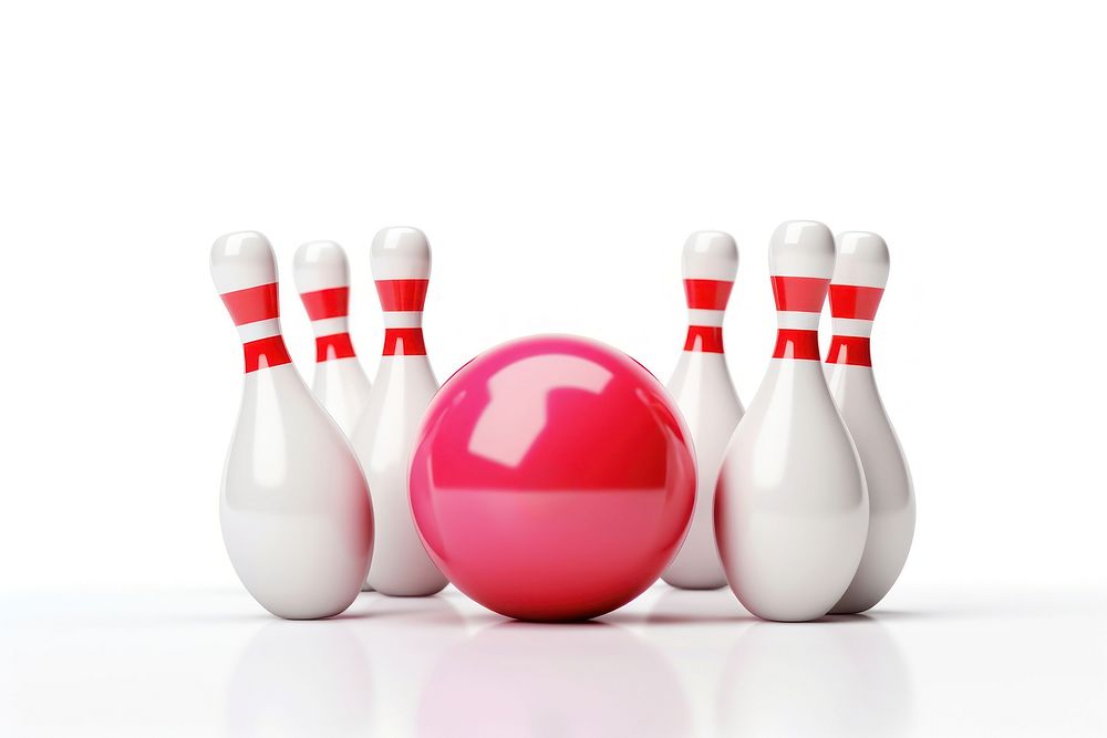 Pin Bowling bowling sports ball. AI generated Image by rawpixel.