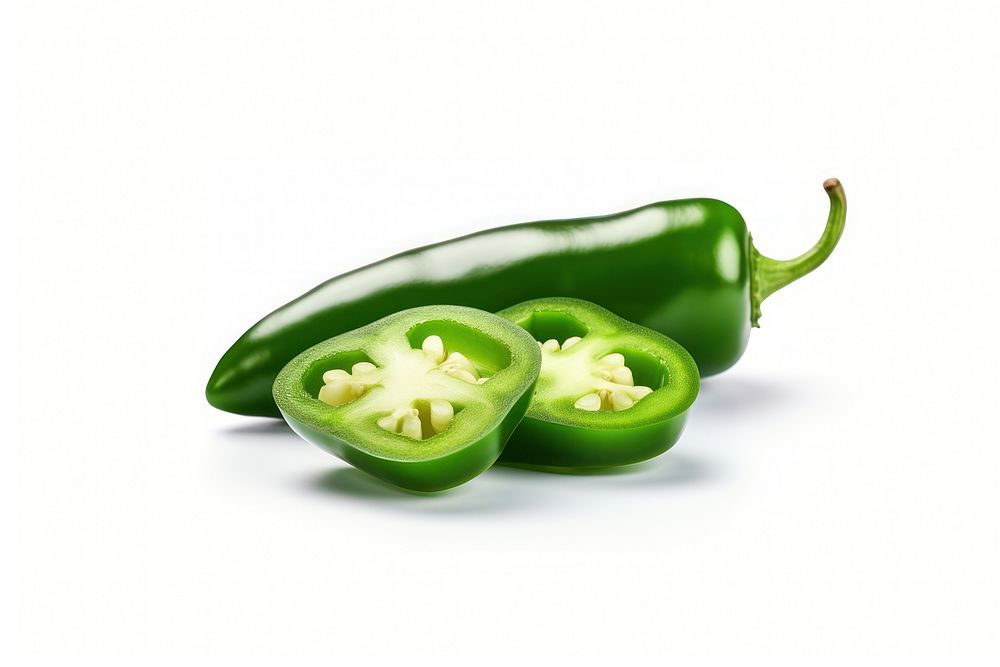 Jalapeno peppers slice vegetable plant. AI generated Image by rawpixel.