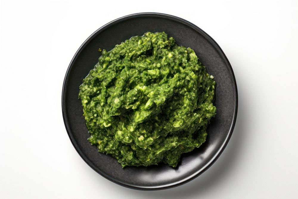 Pesto vegetable plate plant. AI generated Image by rawpixel.