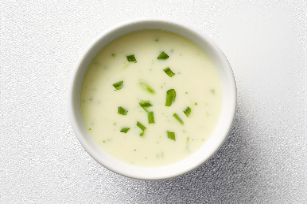 Vichyssoise food soup bowl. AI generated Image by rawpixel.