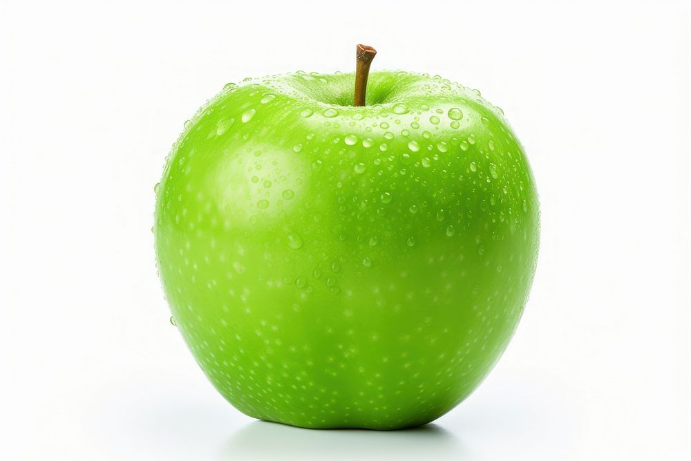 Green apple Ripe fruit plant. AI generated Image by rawpixel.