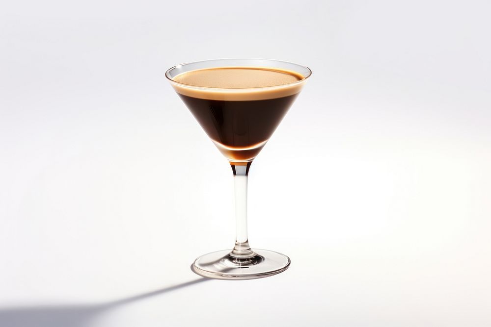 Cocktail espresso martini glass coffee. AI generated Image by rawpixel.