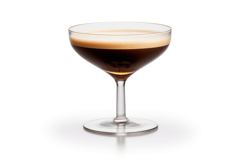 Cocktail espresso martini glass drink. AI generated Image by rawpixel.