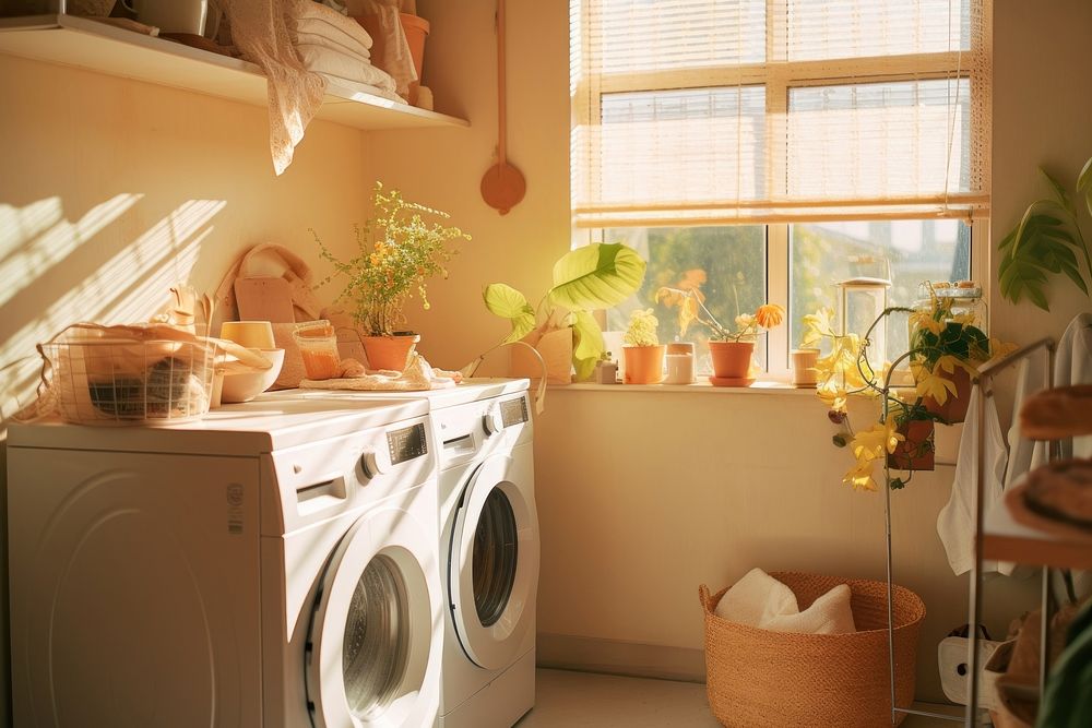 Laundry appliance dryer plant. AI | Premium Photo - rawpixel