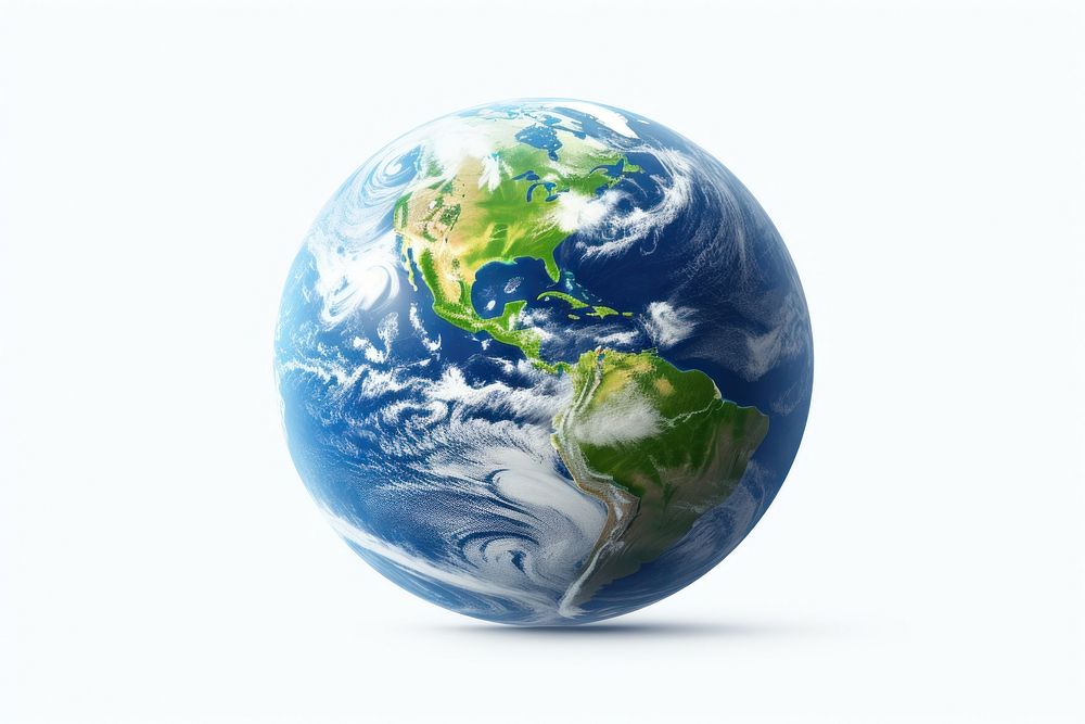 Planet earth sphere space. AI generated Image by rawpixel.