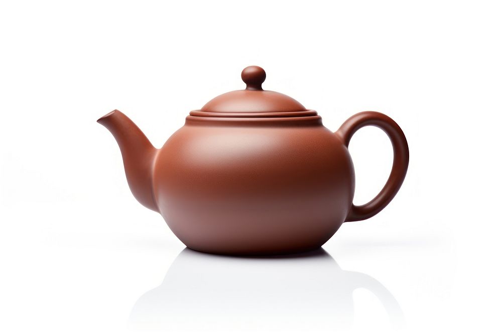 Teapot teapot pottery brown. AI generated Image by rawpixel.