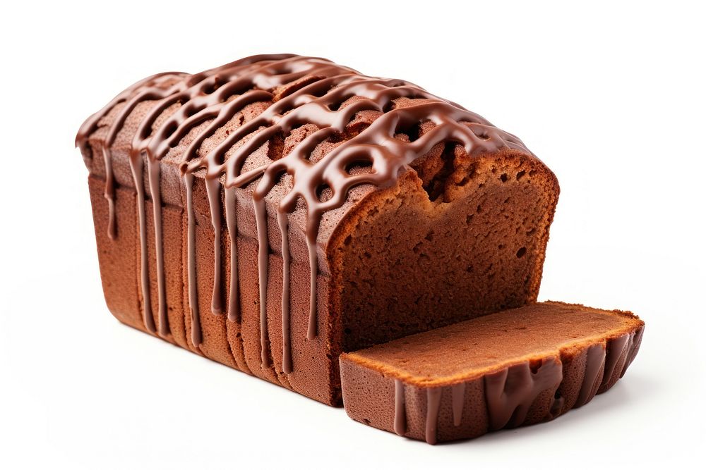 Chocolate Pound Cake cake chocolate dessert. AI generated Image by rawpixel.