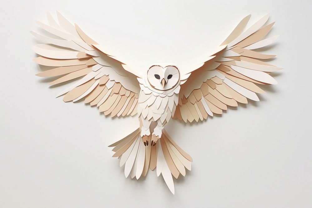 Barn owl animal craft bird. AI generated Image by rawpixel.