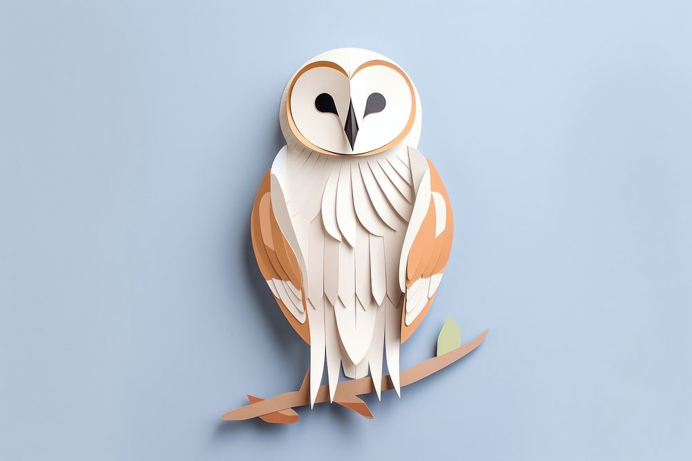 Barn owl animal bird representation. AI generated Image by rawpixel.