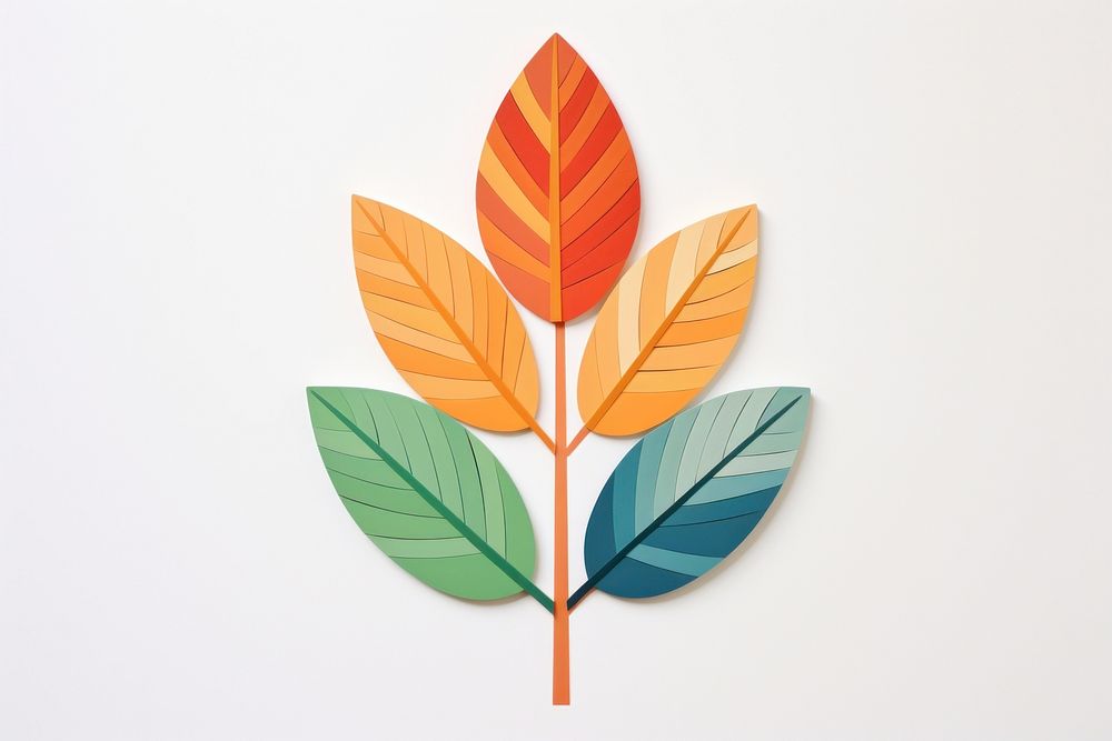 Leaf plant art creativity. AI generated Image by rawpixel.
