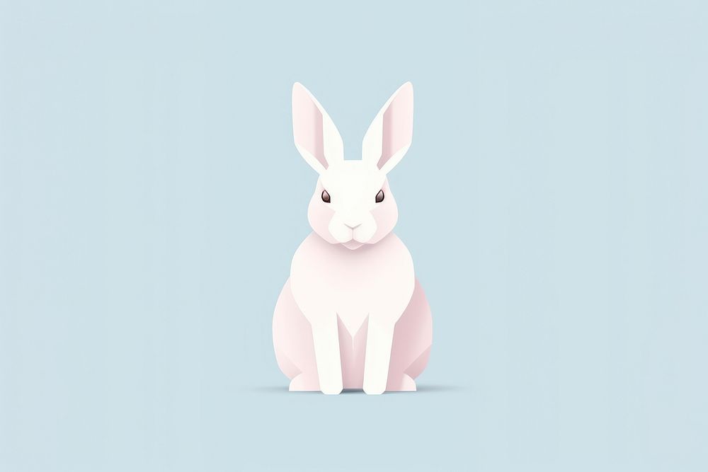Rabbit animal mammal nature. AI generated Image by rawpixel.