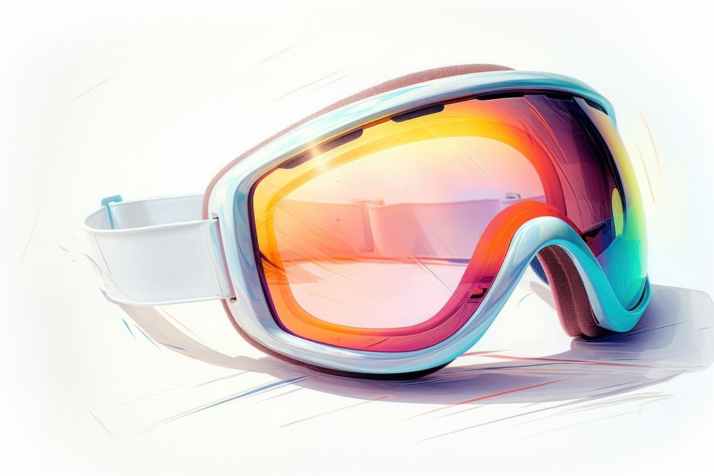 Ski goggle goggles transportation ski goggles. AI generated Image by rawpixel.