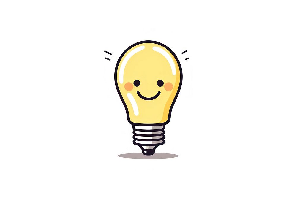 Doodle lightbulb human electricity. AI generated Image by rawpixel.