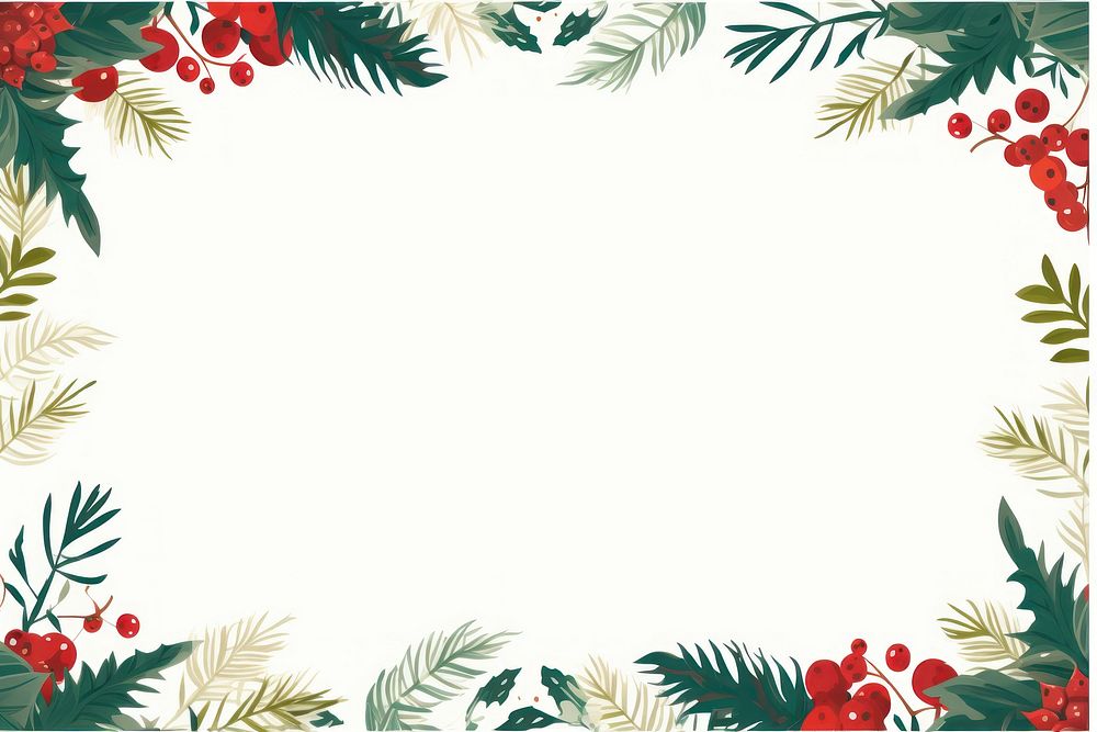 Christmas invitation border backgrounds christmas pattern. AI generated Image by rawpixel.