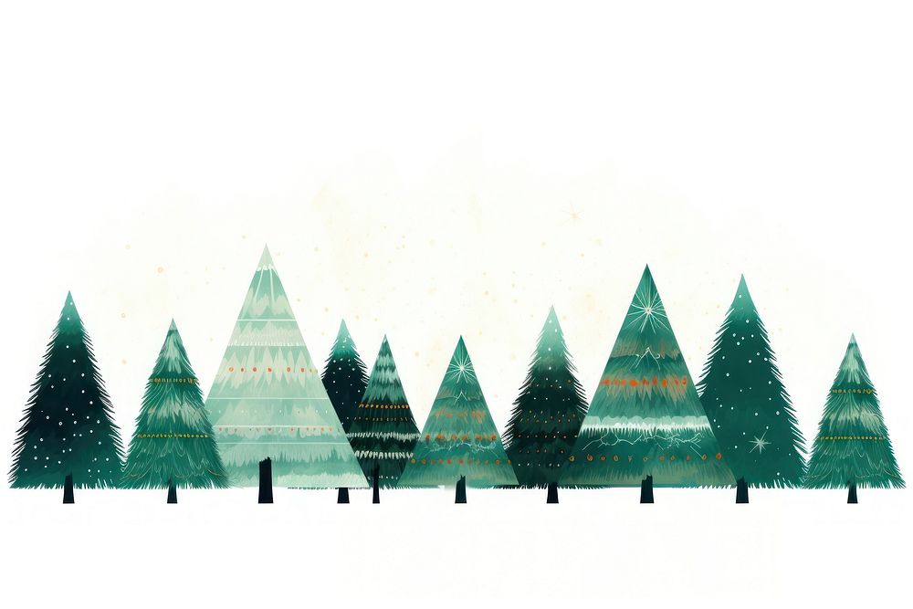 Christmas tree border christmas drawing christmas tree. 