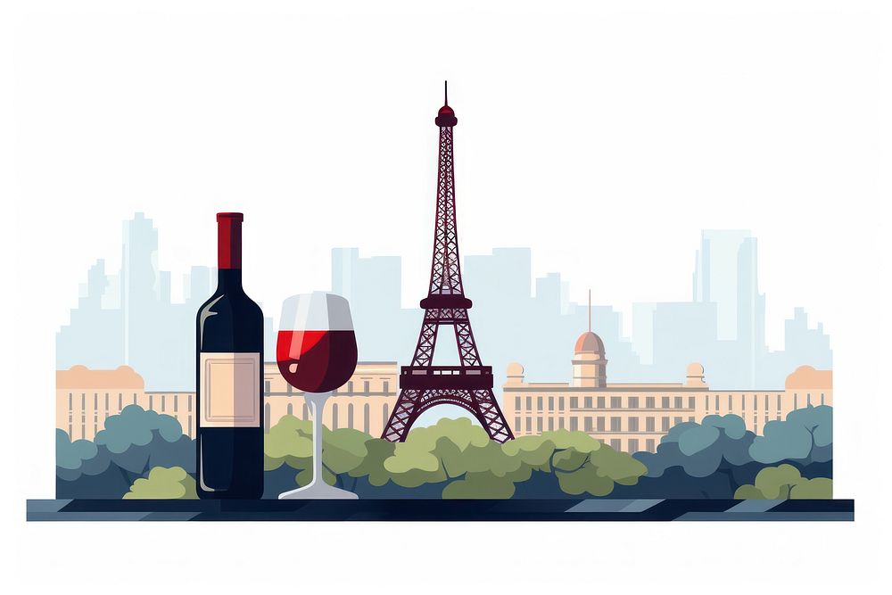 France Paris outdoors drink. AI generated Image by rawpixel.