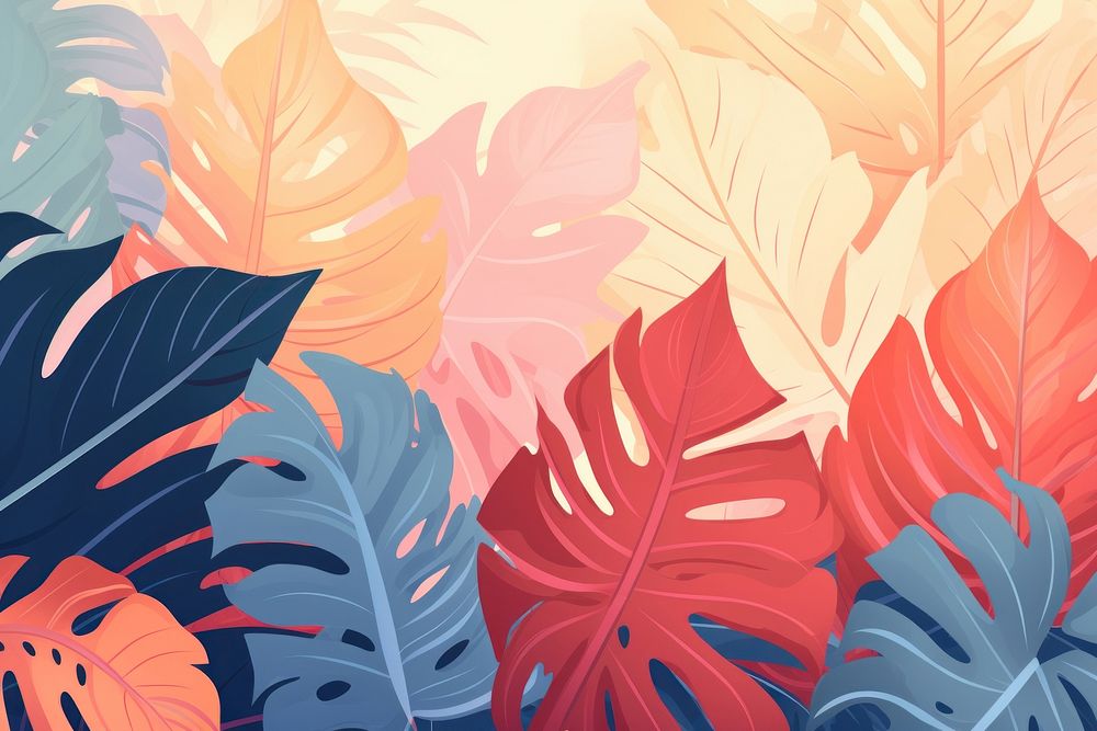 Tropical plant backgrounds pattern. 