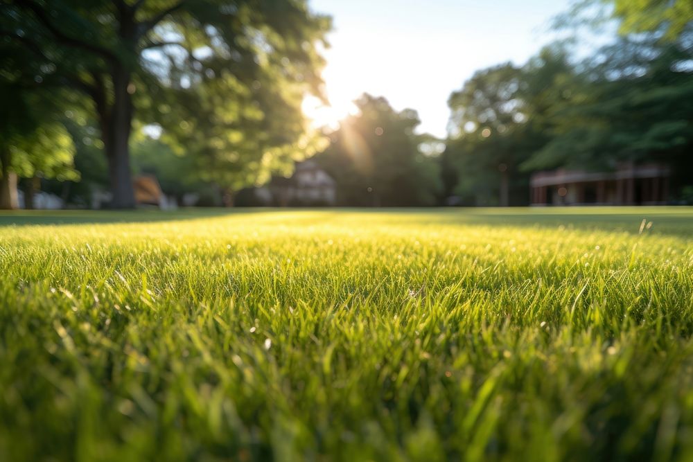 Lawn lawn sunlight outdoors. AI generated Image by rawpixel.