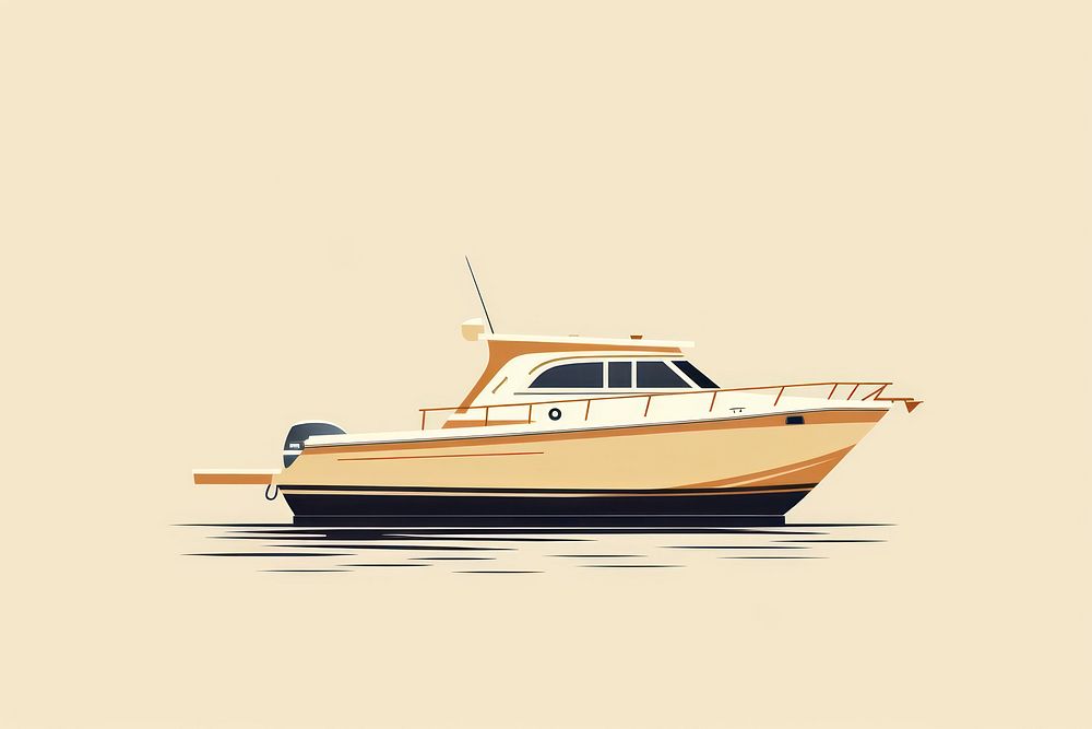 Boat boat vehicle yacht. AI generated Image by rawpixel.