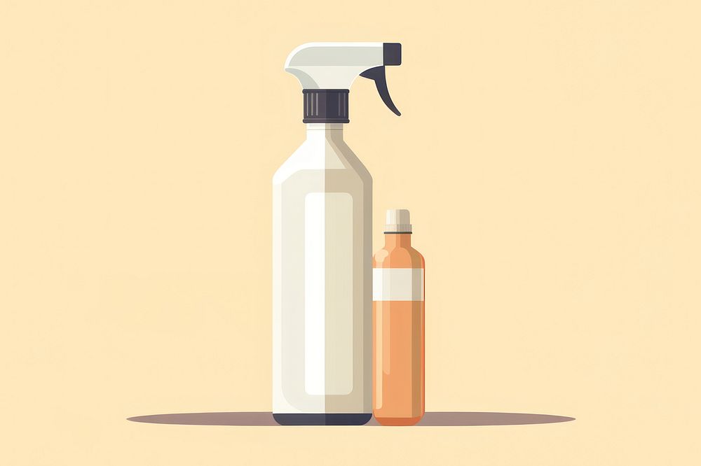 Cleaning product tool bottle container shaker. AI generated Image by rawpixel.