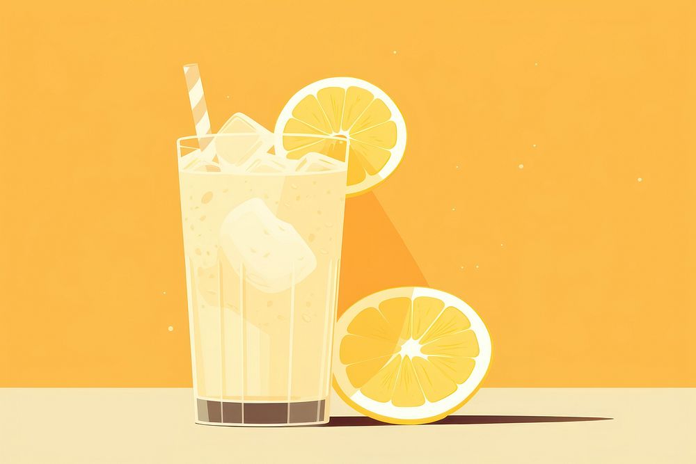 Lemon drink lemonade fruit. 