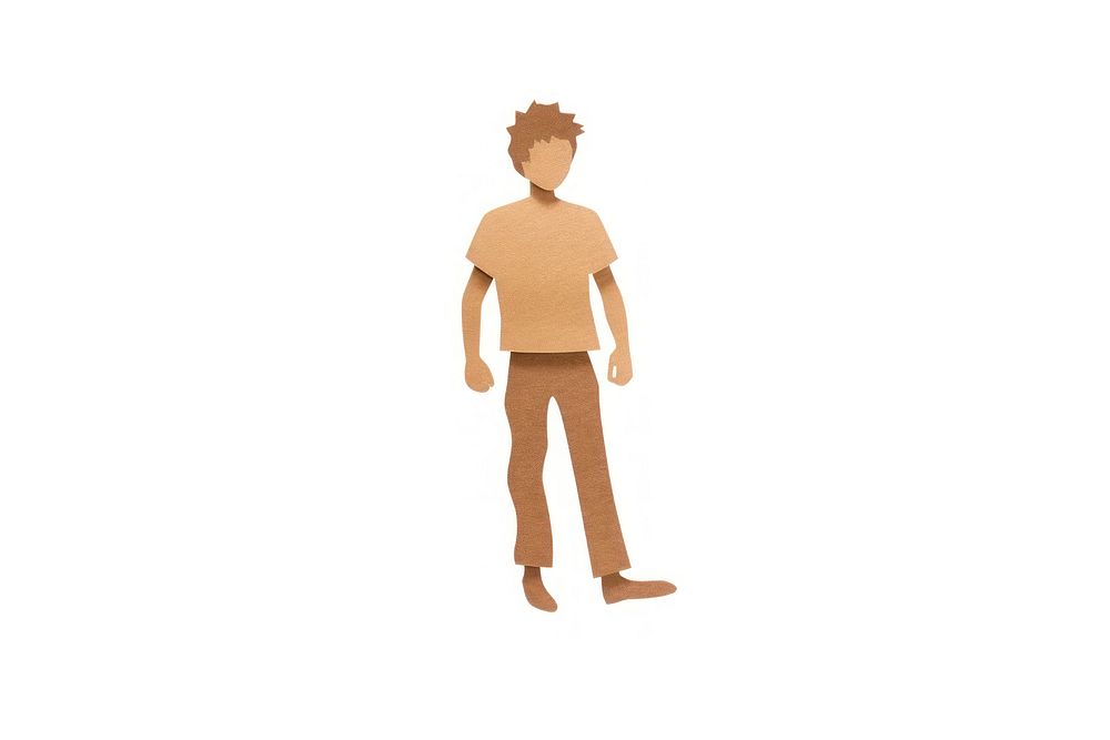 Man standing white background representation. AI generated Image by rawpixel.