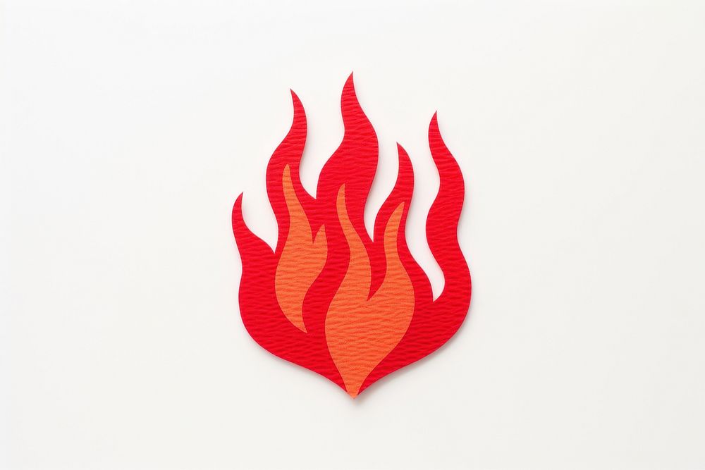 Fire white background creativity misfortune. AI generated Image by rawpixel.