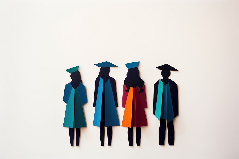 Graduation silhouette people adult. AI generated Image by rawpixel.