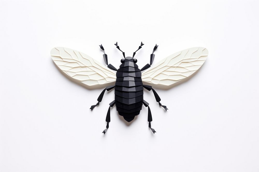 Insect insect animal white. AI generated Image by rawpixel.