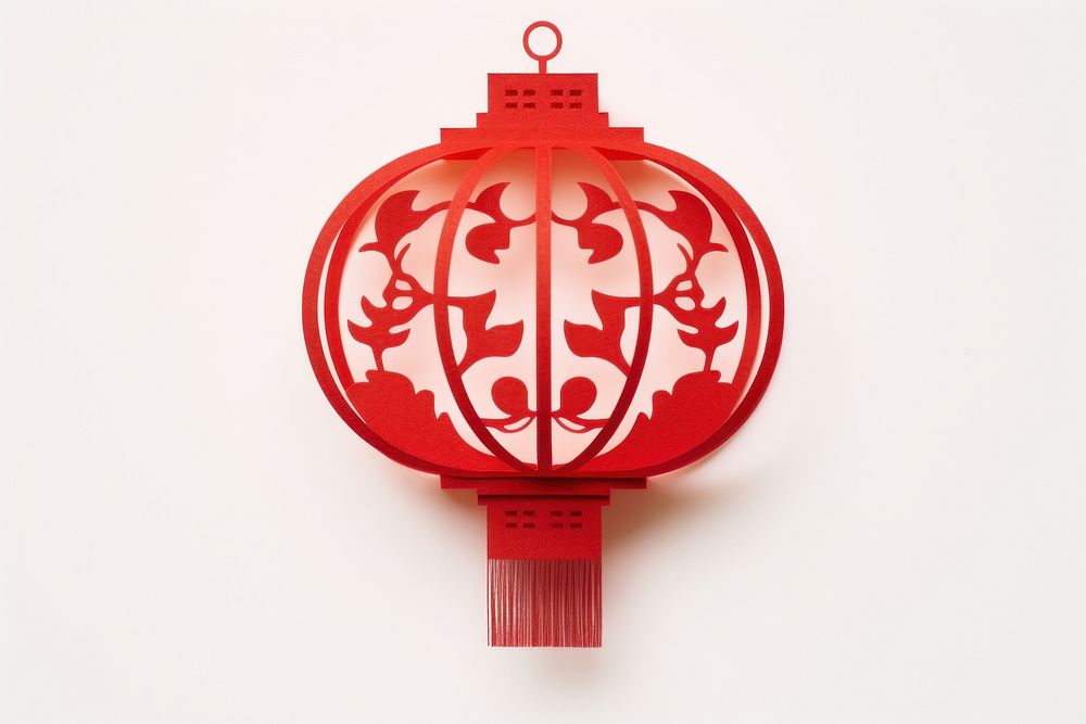 Lantern red white background architecture. AI generated Image by rawpixel.