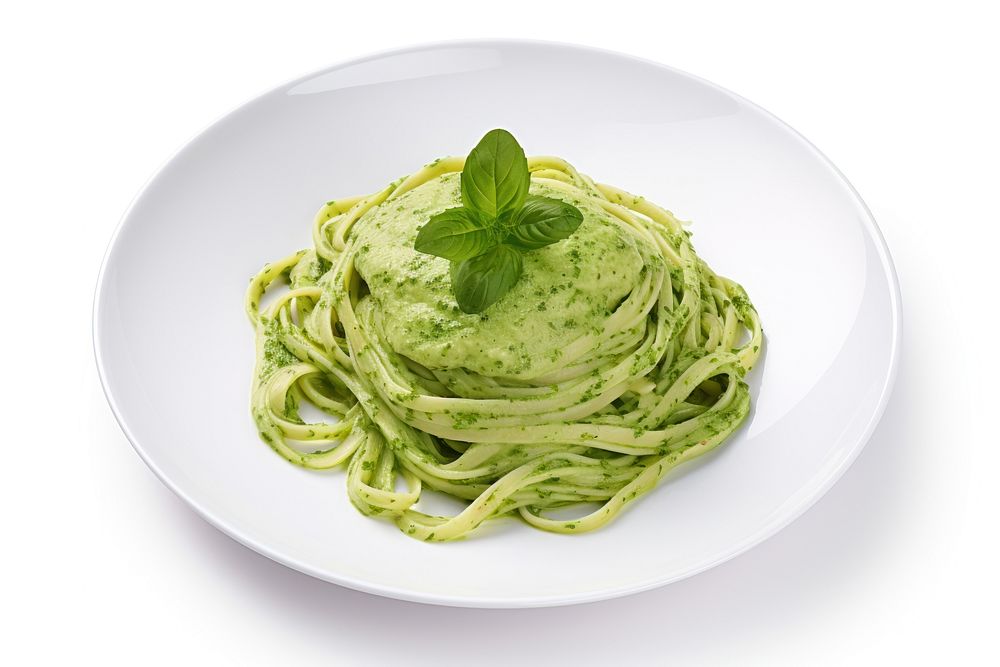 Pesto pasta spaghetti sauce. AI generated Image by rawpixel.