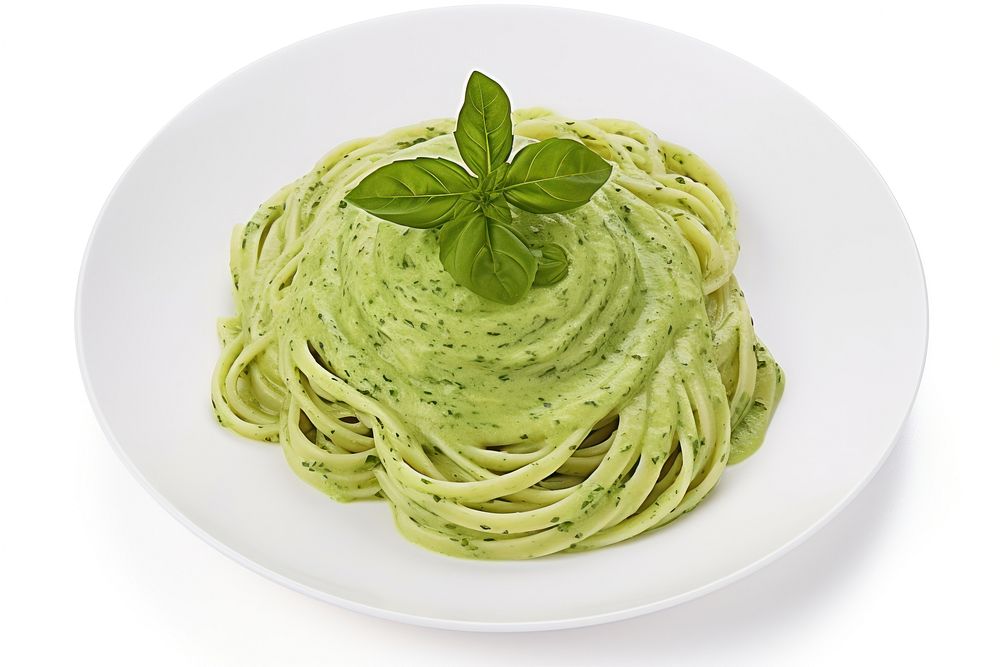 Pesto pasta spaghetti sauce. AI generated Image by rawpixel.