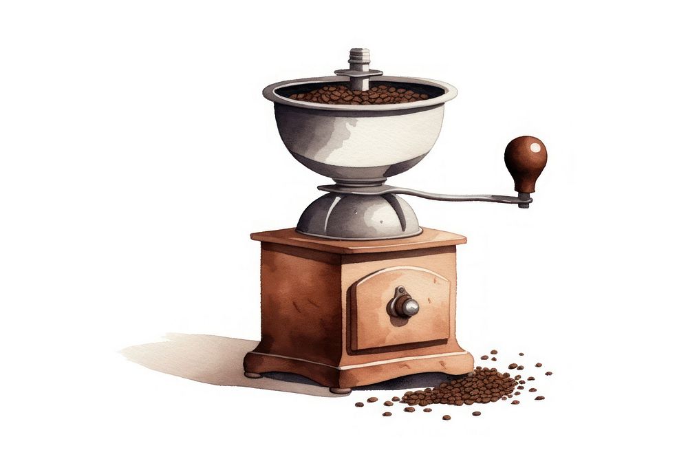 Coffee white background coffeemaker refreshment. AI generated Image by rawpixel.
