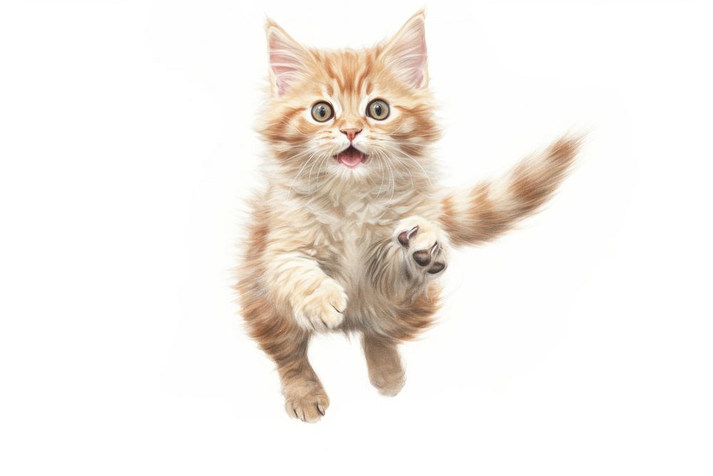 Cat mammal animal kitten. AI generated Image by rawpixel.